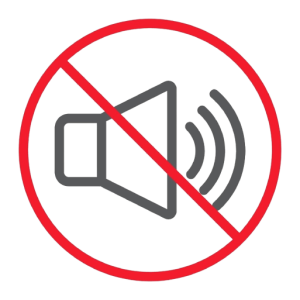 No vibration
